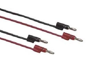 Fluke TL932 Patch Cord, With Banana Plug, 91CM, Red & Black