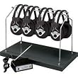 Hamilton Wireless Listenting Center 6 Station With Headphones/Transmitter Multi Frequency/Rack - Hamilton HHW906-MULTI