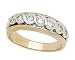 Two-tone Infinity Womens Diamond Band
