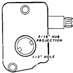 United States Hdwe. WP-8869C Sidemount Window Operator