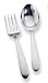 Lunt Sterling Silver Plain 2-Piece Baby Flatware Set