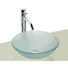 Alpenberger Design Milchglaswaschschale � 380 mm / Milchglasschale / Glaswaschschale / Glaswaschbecken / Glas / Badezimmer / G�ste-WC