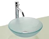 Alpenberger / Design Milchglaswaschschale � 380 mm / Milchglasschale / Glaswaschschale / Glaswaschbecken / Glas / Badezimmer / G�ste-WC