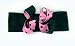 ~ Blooming Bows Dippy Dots Twist Headband 3m-3yrs Bubble Gum/Black