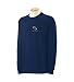 Custom embroidered mean face football design on long sleeve t-shirt