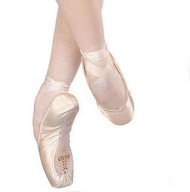 SANSHA Spitzenschuh 202S Recital mit Satinband