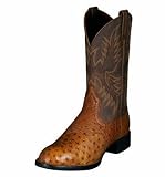 Ariat Men's Heritage Stockman Full-Quill Ostrich
