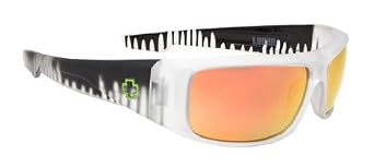 Click here to buy Spy Optics Ken Block Logan XL Crystal Drips Sunglasses - Gray w  Red Spectra by SPY.