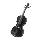 Cecilio Ebony Fitted Violin in Black Color