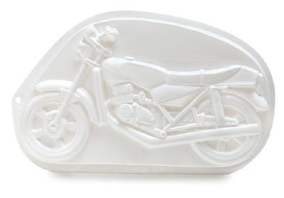 MOTORCYCLE CAKE PAN PLASTIC HARLEY PARTY