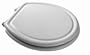 American Standard 5265.012.020 Traditional Champion-4 Round Front Slow Close Molded Wood Toilet Seat with Cover, White