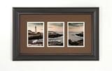 4X6 BROWN COLLAGE FRAME 4X6 3 OPENING BROWN COLLAGE FRAME