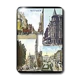 Sandy Mertens Wisconsin - Main St. Racine, WI (Vintage Collection) - Light Switch Covers - single toggle switch
