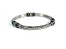 Magnetic Hematite Healing Stretch Floral Line Bracelet