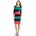 D.E.P.T. Womens Clean Colorblock Dress