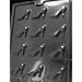 BITE SIZE HIGH HEEL SHOES Dads and Moms Candy Mold Chocolate