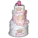 Baby Shower Cakes 3 Tier Princess Diaper Cake