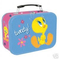 Tweety Large Rectangular Lunch Box Tin Tote