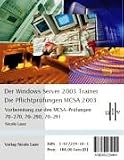 Der Windows Server 2003 Trainer - Die Pflichtprüfu