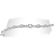 14K White Gold Diamond Bangle Bracelet - 1.50 Ct.