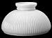 Glass Lamp Shades White Glass, Glass Lamp Shade White 10 in. fitter
