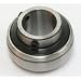 UC205-16 Axle Insert Mounted Bearing, 1" Inside Diameter, Set screw lock, Steel, Inch