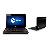 31R9P1geRxL. SL160  HP Mini 110 25,7 cm (10,1 Zoll) Netbook (Intel Atom N450 1.6GHz, 1GB RAM, 250GB HDD, Intel GMA 3150, Win 7 Starter) schwarz