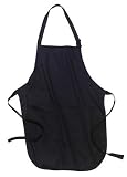 Port Authority - Full Length Apron with PocketsClassic Navy-OSFA