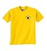 Personalized custom embroidered Fly Fishing & reel design on t-shirt