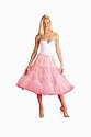 New Pink Poodle Skirt Bridal Petticoat Crinoline Wedding Gown Slip (108DSPP)