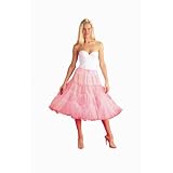 New Pink Poodle Skirt Bridal Petticoat Crinoline Wedding Gown Slip (108DSPP) by Sweetheart Slips