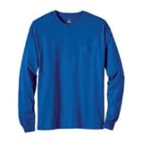 Hanes Tagless Long Sleeve Tee w/ Pocket