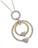 14k White And Yellow Gold Diamond Necklace