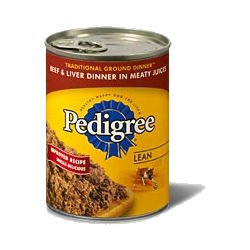 Pedigree Lean Beef and Liver Dinner in Meaty Juices