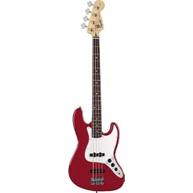 Squier by Fender Affinity Jazz Bass, Metallic Red