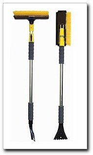 SubZero Snow Broom with 52 Quick Lock Extension Pole