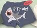 Bite Me Shark Boxer Leisure Sleep Short Lazy One