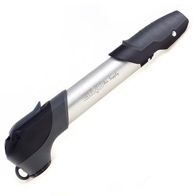 EyezOff GP96 Alloy Mini Bike Pump (Black/Aluminium) w/ mounting bracket