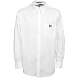 Colony Sportswear Nebraska Cornhuskers White Chalk Long Sleeve Dress Shirt (XX-Large)