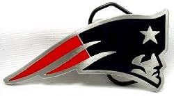 New England Patriots Enamel Pewter Buckle, NFL Football Buckle