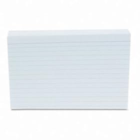 Universal 47235 - Ruled Index Cards, 4 x 6, White, 500/Pack-UNV47235