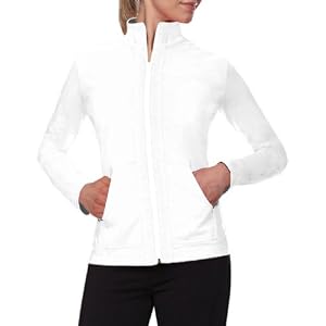 Buy Danskin Ladies Cotton Stretch Zip Front Jacket