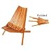 Outdoor Living : Set of 2 Deck Chairs (Cherry) (33