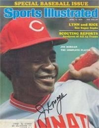 Joe Morgan Autographed/Hand Signed Sports Illustrated Magazine (Cincinnati Reds)