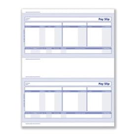 Communisis Sage Compatible Pay Advice Laser or Inkjet 210x102mm - Ref DUKSA011 (500 Forms/1000 Payslips)