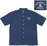 NCAA Arizona Wildcats Collegiate Prevail Navy Men's Button Down Polo Shirt