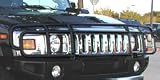 AutoXtreme 1-pc Double Tier Grille Guard - Black, for the 2005 Hummer H2