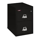 FireKing 219292CBL 2 Drawer 31-3/16D Black