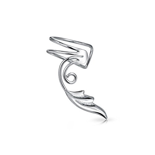 Bling-Jewelry-Ear-Cuff-Right-Ear-Nature-Leaf-Vines-925-Sterling-Silver