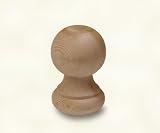 Woodway Products 870.1381 4-by-4-Inch Cedar Ball Finial Post Cap